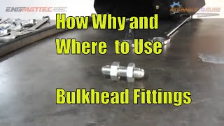 Hydraulic Adaptors How Why and Where to Use a Bulkhead Fitting [upl. by Boehmer]