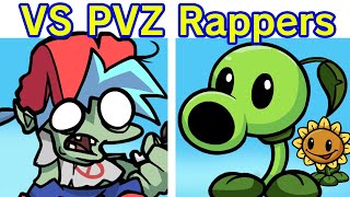 Friday Night Funkin VS Plants vs Rappers FULL WEEK  Cutscenes FNF ModCrazy PVZ ModZombies [upl. by Rozamond]