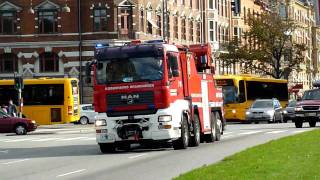 4 x rescue vehicles in copenhagen [upl. by Keg56]