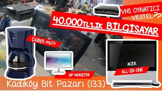 40000 TLlik Bilgisayar Bulduk  Tezgah Sattık  VHS Oynatıcı  Monitör  Kadıköy Bit Pazarı 133 [upl. by Aleiram336]