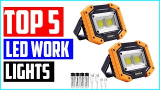 Top 5 Best LED Work Lights review [upl. by Netram]