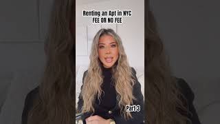 Renting in NYC FEE OR NO FEE Part 3 nycrealestate nycapartment [upl. by Nepets]