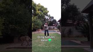 Doing JustJules09 Dance 🕺💚 dancing Siennaofficial [upl. by Riordan]