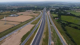 A30 Completion Drone Footage 24th June 2024 Carland Cross to Chiverton [upl. by Aryas]