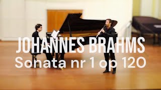 BRAHMS Clarinet Sonata no 1 in F minor Op 120  Pablo Barragán amp Federico Bosco [upl. by Alliehs762]