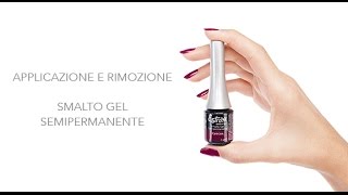 Tutorial smalto gel semipermanente Estrosa [upl. by Ostraw947]