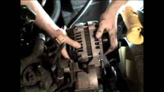 How to change a alternators in a 2005 H2 Hummer [upl. by Laurie]