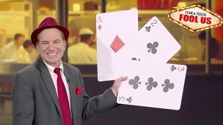 Penn amp Teller Fooled By 3 Card Scam  Joe Monti  Penn amp Teller Fool Us [upl. by Duahsar]