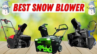 Top 5 Best Snow Blowers 2025 dont buy without watching [upl. by Ruthy]