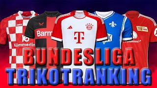 Ätzend oder Ästhetisch Unser Bundesliga HeimtrikotRanking 20232024 [upl. by Ahsieit]