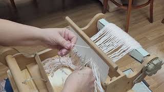 How To Warp a Rigid Heddle Loom with Jeannine [upl. by Elbas]