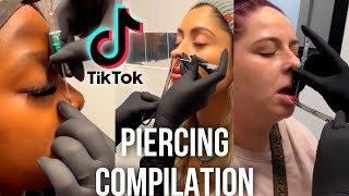 PIERCING VIDEOS ⚠️ FULL PROCESS  PART 3 [upl. by Atterol421]