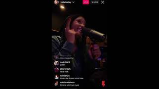 Halle Bailey Instagram Live 130423 13th April 2023 Halle In The Studio Creating New Music🔥🎶🔥 [upl. by Nauq]