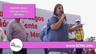 Xóchitl Gálvez un éxito más ahora en Morelos [upl. by Ocer]