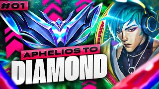 Aphelios Unranked to Diamond 1  Aphelios ADC Gameplay Guide  Season 13 Aphelios Gameplay [upl. by Clemens161]