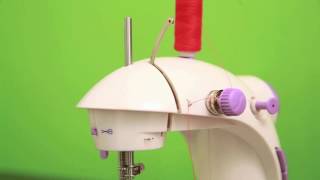 Mini sewing machine Thread Setting English [upl. by Cathyleen]