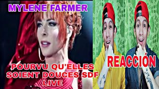 Mylene Farmer  Pourvu Quelles Soient Douces SDF live  Whole video REACTION 🇵🇭 [upl. by Prud]