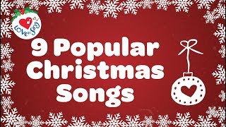 Top 9 Christmas Songs and Carols with Lyrics [upl. by Raina714]