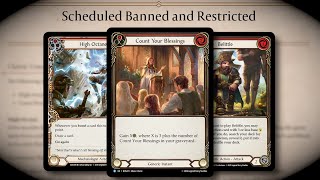 Best Bans Yet  Flesh and Blood TCG Ban Announcement [upl. by Leahcin]