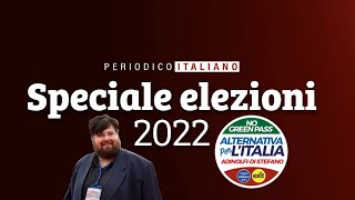 Elezioni 2022 Mario Adinolfi spiega il programma e le posizioni di Alternativa per lItalia [upl. by Napoleon]