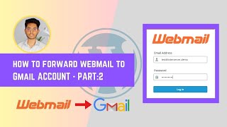 How to forward webmail to gmail outlook account  Connect webmail to outlook account [upl. by Afatsom676]