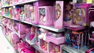 WalMart Girls Toy Section [upl. by Hardman]