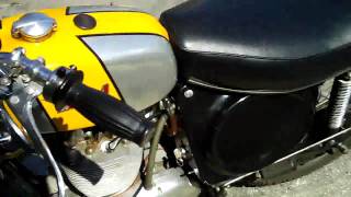 How to start a BSA B50MX with one kick all day [upl. by Shirleen]