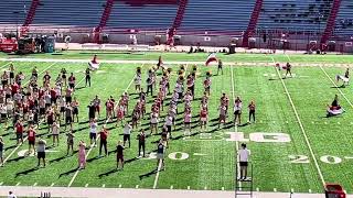 Cornhusker Marching Band PreGame Open Practice 83124 The Olympics Show [upl. by Ailec932]