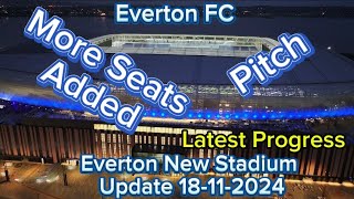 Everton FC New Stadium At Bramley Moore Dock Update 18112024 [upl. by Refotsirc732]