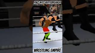 RKO into Vertebreaker 😱 Wrestling Empire [upl. by Retsila132]