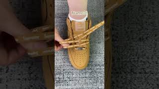 How to lace a nike air force 1 correctly viral [upl. by Merras469]