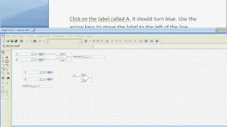 Using Labels to do Virtual Connections on a Circuit in Alteras Quartus II 90 Software [upl. by Ennywg550]