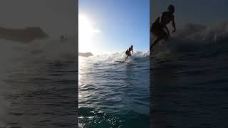 SURF HAWAII  Watching a Surfer Get a Nice Ride in Waikiki [upl. by Orlena]