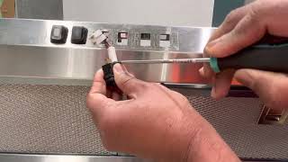 How to replace rangehood fan and light switch [upl. by Lema]