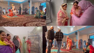 ਅਨੰਦ ਕਾਰਜ ਦੀ ਰਸਮ  ❤️ punjabi marriage  by Dullat family vlogs [upl. by Ainoda157]