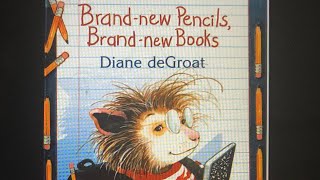 Brand New Pencils Brandnew Books  read aloud  childrens book [upl. by Drofnelg559]