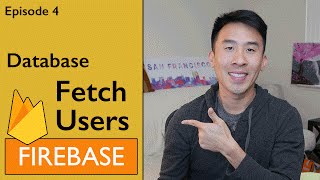 Swift Firebase 3  How to Fetch Users from Database Ep 4 [upl. by Vivica]