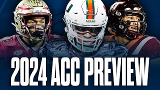 2024 ACC Football Preview  Will Miami Unseat Florida State and Clemson [upl. by Zehcnas685]