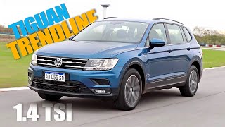 Volkswagen Tiguan Allspace 14 TSI Trendline  Minitest  Matías Antico  TN Autos [upl. by Nnaarual271]