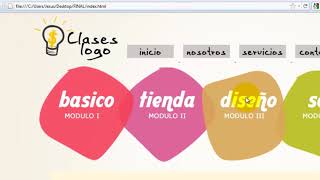 Como crear una pagina web completa en HTML  3 [upl. by Warder]