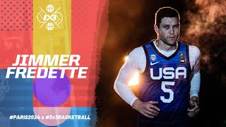 Jimmer Fredette 🇺🇸 Jimmermania in Paris 2024 Olympics  3x3 Basketball [upl. by Larimor803]