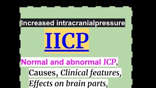 Increased intracranial pressure IICP [upl. by Elgna]