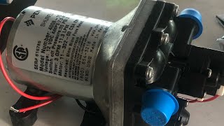 How to replace a Pentair Shurflo rv water pump [upl. by Eanert]