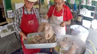 Beef and Veal Simmered Stew Bollito Misto Italian Street Food [upl. by Rape]