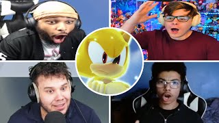 Sonic Frontiers  First Titan Boss Reaction Compilation SPOILERS [upl. by Doggett813]