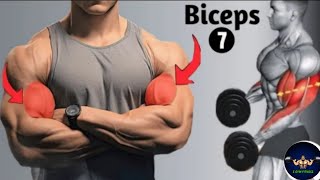 7 Bicep Workout At Gym Barbell curl Biceps Workout [upl. by Rawley]