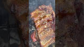 This Is What Happened When I Grilled Ribs yummy asmr food bbq shorts short [upl. by Damicke932]