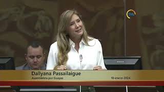 Asambleísta Dallyana Passailaigue  Sesión 886 [upl. by Gronseth]