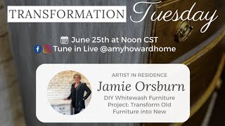 DIY Whitewash Furniture Project Transform Old Furniture into New [upl. by Phyllys]