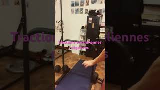 Tractions australiennes pronation  1 minute pause 1 minute reps [upl. by Annmarie564]